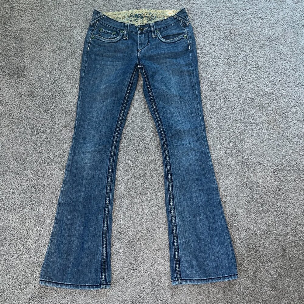 Stitch's Women's Boot Cut Jeans - Blue